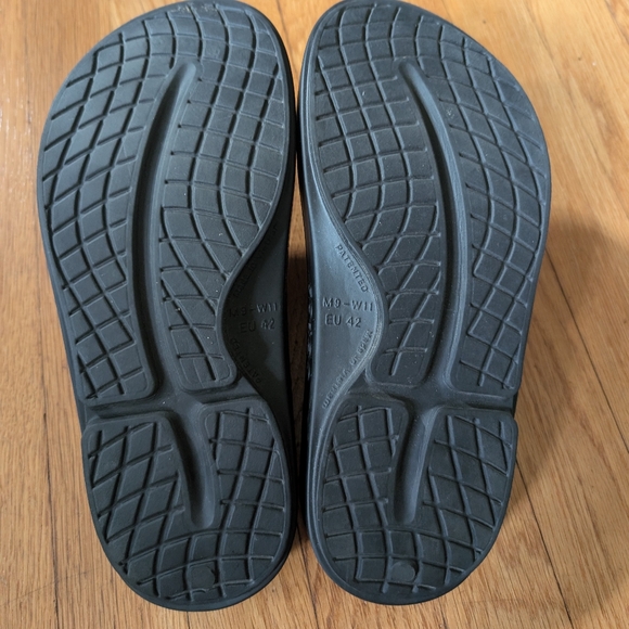 OOFOS Ooahh Luxe Slide Atlantis M9 W11 - Picture 3 of 6